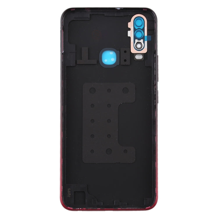 For Vivo Y3 Battery Back Cover with Camera Lens (Red) - Back Cover by buy2fix | Online Shopping UK | buy2fix
