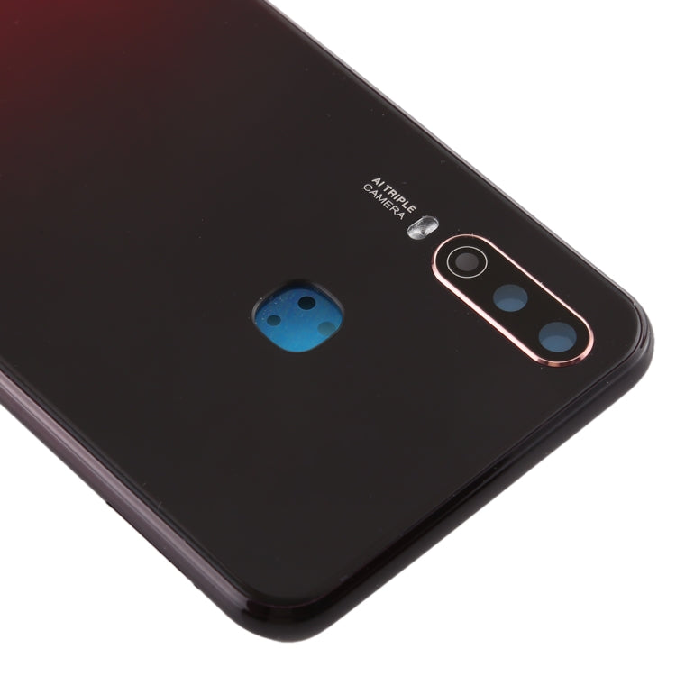 For Vivo Y3 Battery Back Cover with Camera Lens (Red) - Back Cover by buy2fix | Online Shopping UK | buy2fix