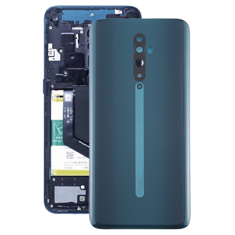 For OPPO Reno2 Z Battery Back Cover (Blue) - Back Cover by buy2fix | Online Shopping UK | buy2fix