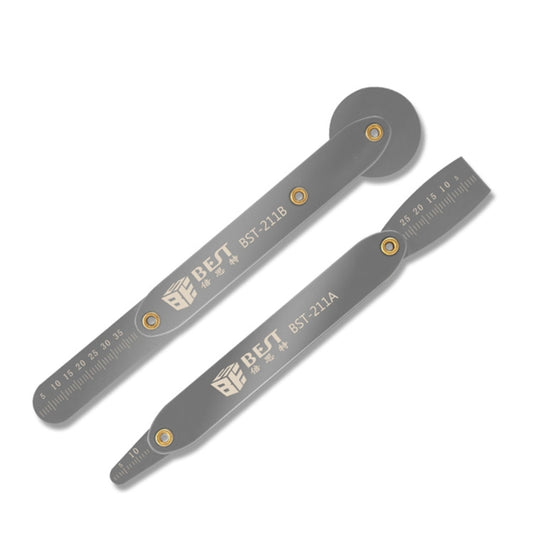BEST BST-211A/B Universal Mobile Phone Repair Opener Tool Metal Disassemble Crowbar Metal Steel Pry Tool Set - Tool Kits by BEST | Online Shopping UK | buy2fix