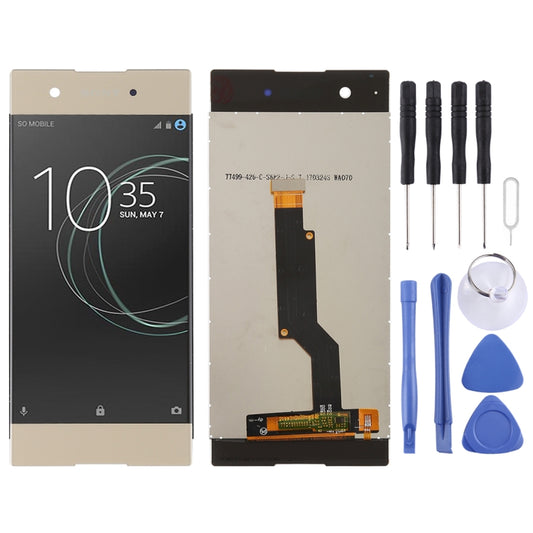 OEM LCD Screen for Sony Xperia XA1 with Digitizer Full Assembly(Gold) - LCD Screen by buy2fix | Online Shopping UK | buy2fix