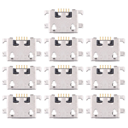 10 PCS Charging Port Connector for Xiaomi Redmi 7 / Redmi 7A - Tail Connector by buy2fix | Online Shopping UK | buy2fix