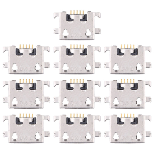 10 PCS Charging Port Connector for Xiaomi Redmi 7 / Redmi 7A - Tail Connector by buy2fix | Online Shopping UK | buy2fix