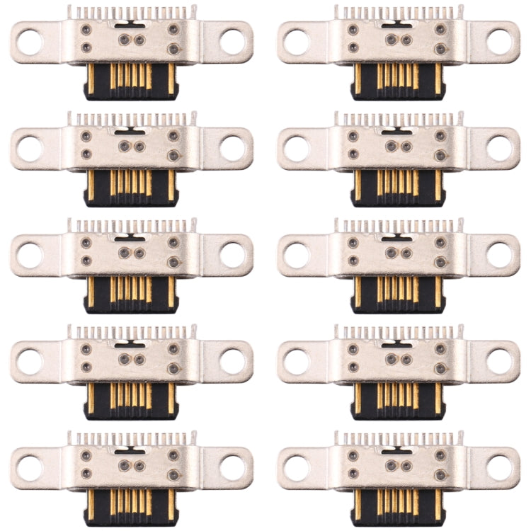 For Meizu Note 9 10pcs Charging Port Connector - For Meizu by buy2fix | Online Shopping UK | buy2fix