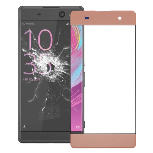 Front Screen Outer Glass Lens for Sony Xperia XA (Rose Gold) - Touch Panel by buy2fix | Online Shopping UK | buy2fix