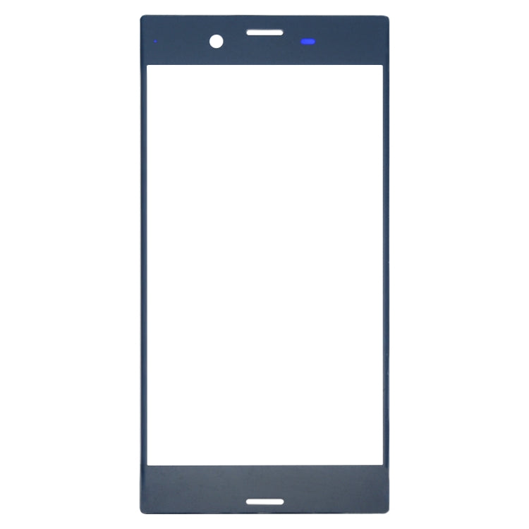 Front Screen Outer Glass Lens for Sony Xperia XZ(Blue) by buy2fix