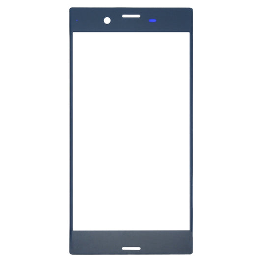 Front Screen Outer Glass Lens for Sony Xperia XZ(Blue) by buy2fix