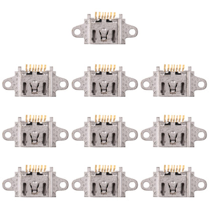 For OPPO R15X 10pcs Charging Port Connector - Single Tail Connector by buy2fix | Online Shopping UK | buy2fix