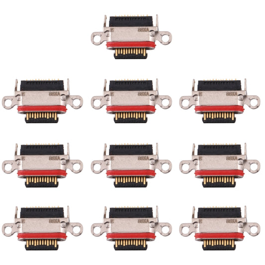 For OPPO Find X 10pcs Charging Port Connector - Single Tail Connector by buy2fix | Online Shopping UK | buy2fix