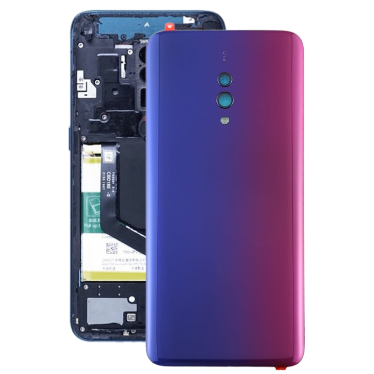 For OPPO K3 Battery Back Cover (Purple) - Back Cover by buy2fix | Online Shopping UK | buy2fix