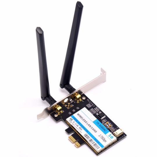 TX-9260AC Wireless-AC Dual Band 802.11ac 1730Mbps Desktop PCI-e WiFi Adapter + Bluetooth 5.0 WLAN Netzwerkkarte für Intel 9260ac