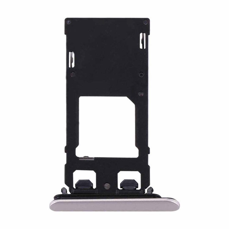 for Sony Xperia XZs (Single SIM Version) SIM & Micro SD Card Tray(Silver) by buy2fix