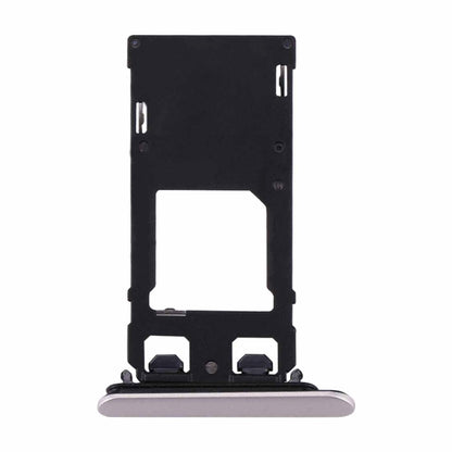 for Sony Xperia XZs (Single SIM Version) SIM & Micro SD Card Tray(Silver) by buy2fix