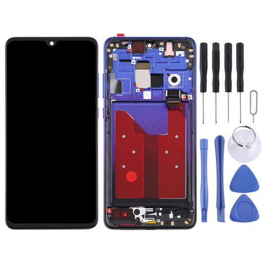 Original OLED LCD Screen for Huawei Mate 20 Digitizer Full Assembly with Frame(Blue) - LCD Screen by buy2fix | Online Shopping UK | buy2fix