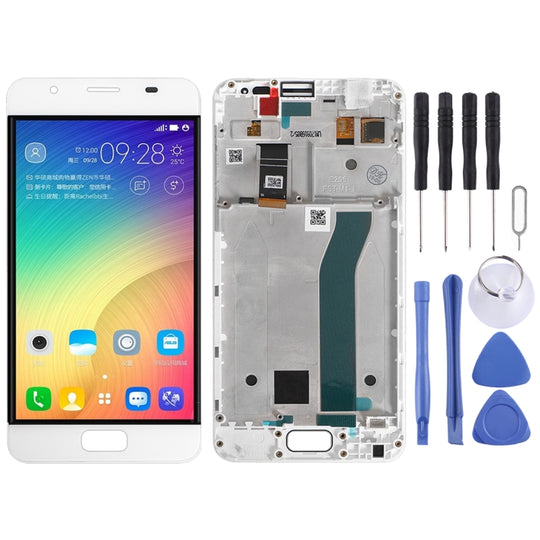 Écran LCD et numériseur complet avec cadre pour ASUS ZenFone Pegasus 4A ZB500TL X00KD (blanc)