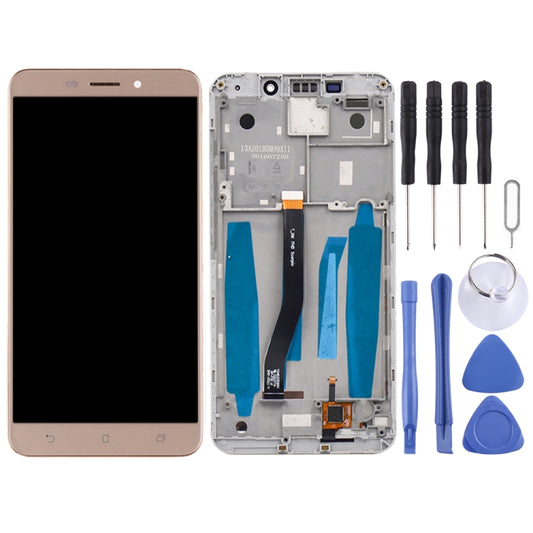 OEM LCD Screen for Asus ZenFone 3 Laser ZC551KL Z01BD Digitizer Full Assembly with Frame（Gold) - LCD Screen by buy2fix | Online Shopping UK | buy2fix