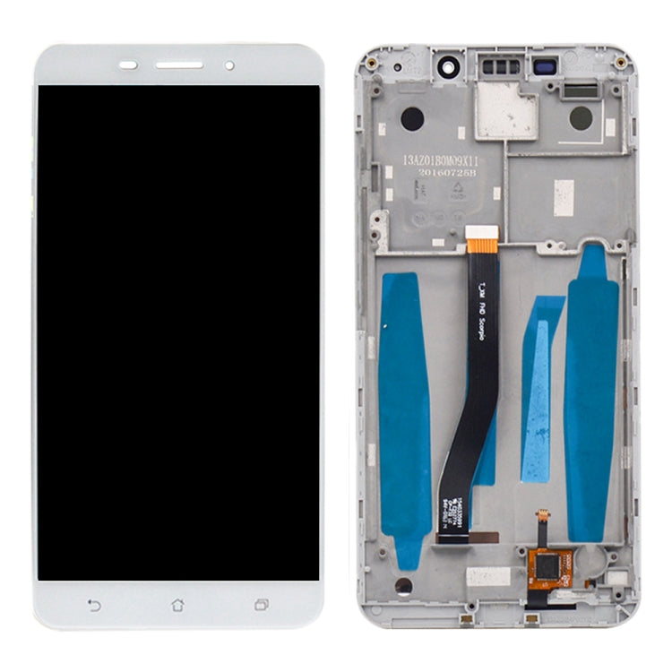 OEM LCD Screen for Asus ZenFone 3 Laser ZC551KL Z01BD Digitizer Full Assembly with Frame（White) - LCD Screen by buy2fix | Online Shopping UK | buy2fix