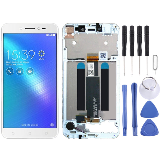 OEM LCD Screen for Asus ZenFone Live ZB501KL X00FD A007 Digitizer Full Assembly with Frame（White) - LCD Screen by buy2fix | Online Shopping UK | buy2fix