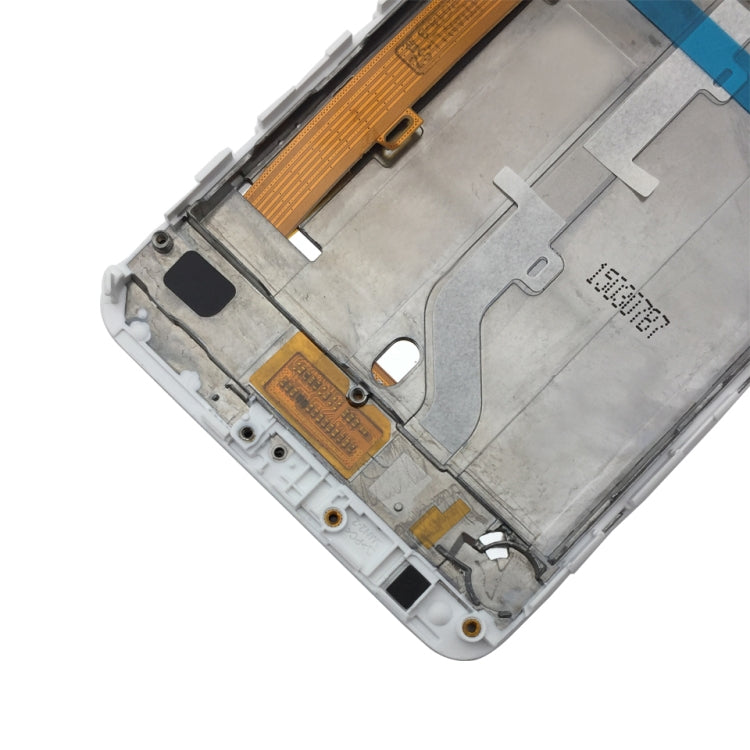 OEM LCD Screen for Lenovo S60 S60W S60T S60A Digitizer Full Assembly with Frame (White) - LCD Screen by buy2fix | Online Shopping UK | buy2fix