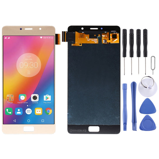 LCD-Bildschirm und Digitizer-Vollmontage für Lenovo Vibe P2 P2c72 P2a42 (Gold)