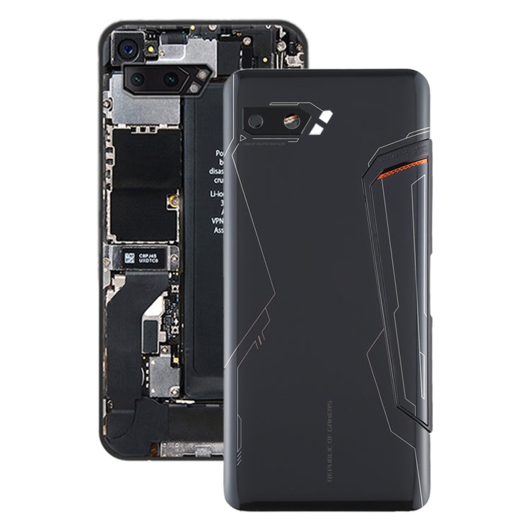 Back Cover for Asus ROG Phone II ZS660KL I001D I001DA I001DE(Jet Black) by buy2fix