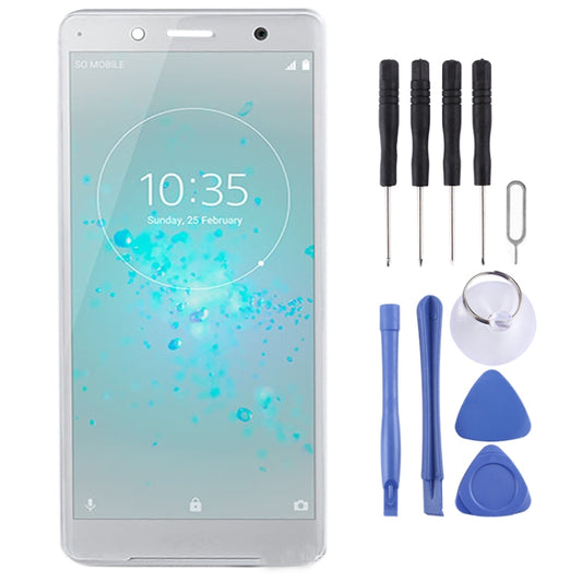 LCD Screen and Digitizer Full Assembly for Sony Xperia XZ2 Compact(Silver) - LCD Screen by buy2fix | Online Shopping UK | buy2fix