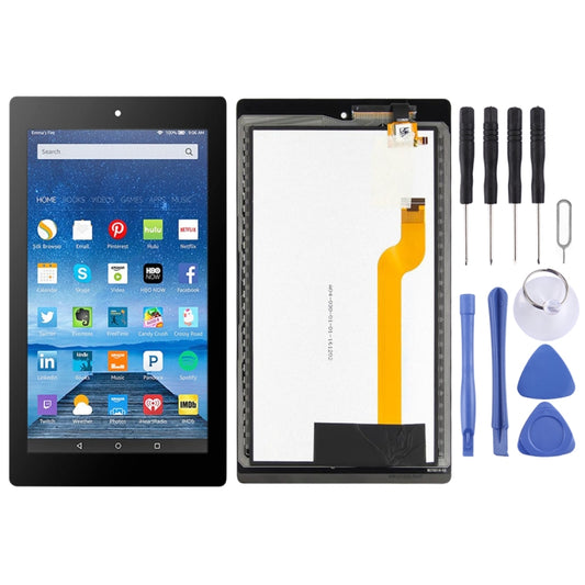 OEM LCD Screen for Amazon Kindle Fire 7th HD 7 2017 HD7 SR043KL with Digitizer Full Assembly (Black) - For Amazon by buy2fix | Online Shopping UK | buy2fix