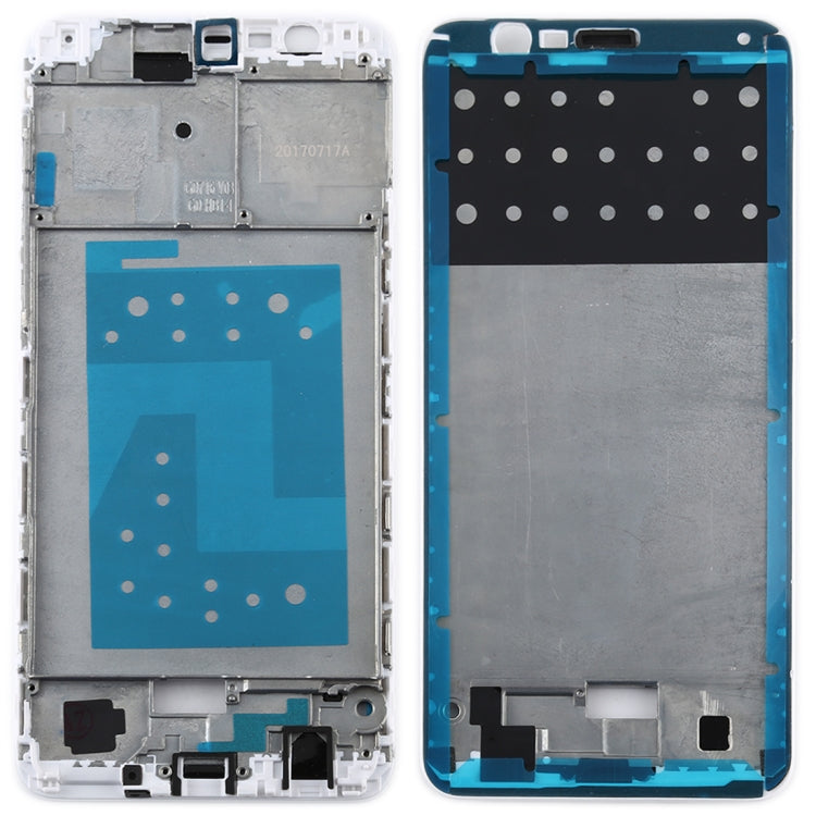 Front Housing LCD Frame Bezel Plate for Huawei Honor 7X(White) - Frame Bezel Plate by buy2fix | Online Shopping UK | buy2fix