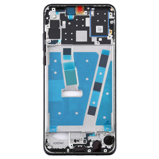 Middle Frame Bezel Plate with Side Keys for Huawei Nova 4e(Black) - Full Housing Cover by buy2fix | Online Shopping UK | buy2fix