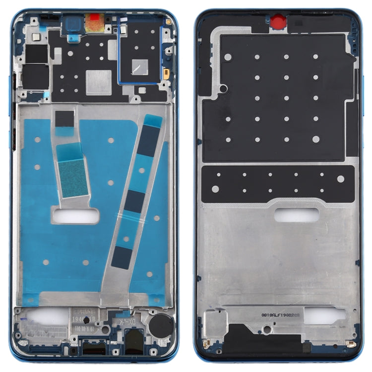Middle Frame Bezel Plate with Side Keys for Huawei Nova 4e(Blue) - Full Housing Cover by buy2fix | Online Shopping UK | buy2fix
