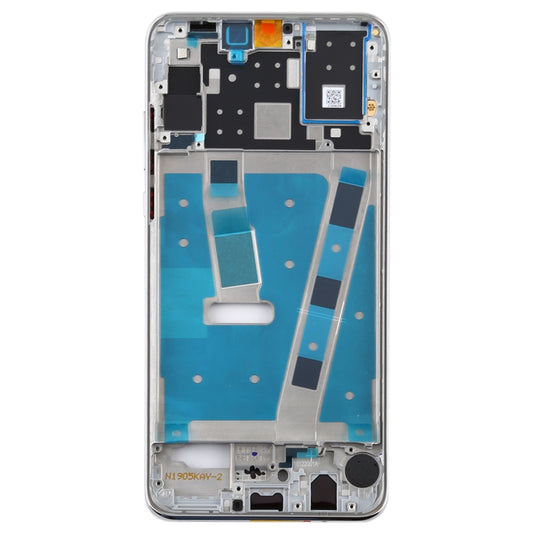 Middle Frame Bezel Plate with Side Keys for Huawei Nova 4e(White) - Full Housing Cover by buy2fix | Online Shopping UK | buy2fix