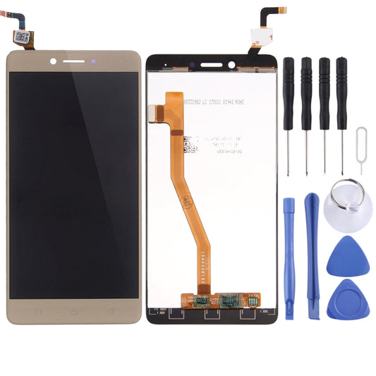 OEM LCD Screen for Lenovo K6 Note with Digitizer Full Assembly (Gold) - LCD Screen by buy2fix | Online Shopping UK | buy2fix