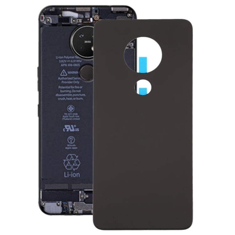 Battery Back Cover for Nokia 7.2 / 6.2 TA-1196 / TA-1198 / TA-1200 / TA-1187 / TA-1201 (Frosted Black) - Back Cover by buy2fix | Online Shopping UK | buy2fix