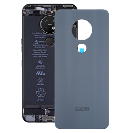 Battery Back Cover for Nokia 7.2 / 6.2 TA-1196 / TA-1198 / TA-1200 / TA-1187 / TA-1201 (Frosted Silver) - Back Cover by buy2fix | Online Shopping UK | buy2fix
