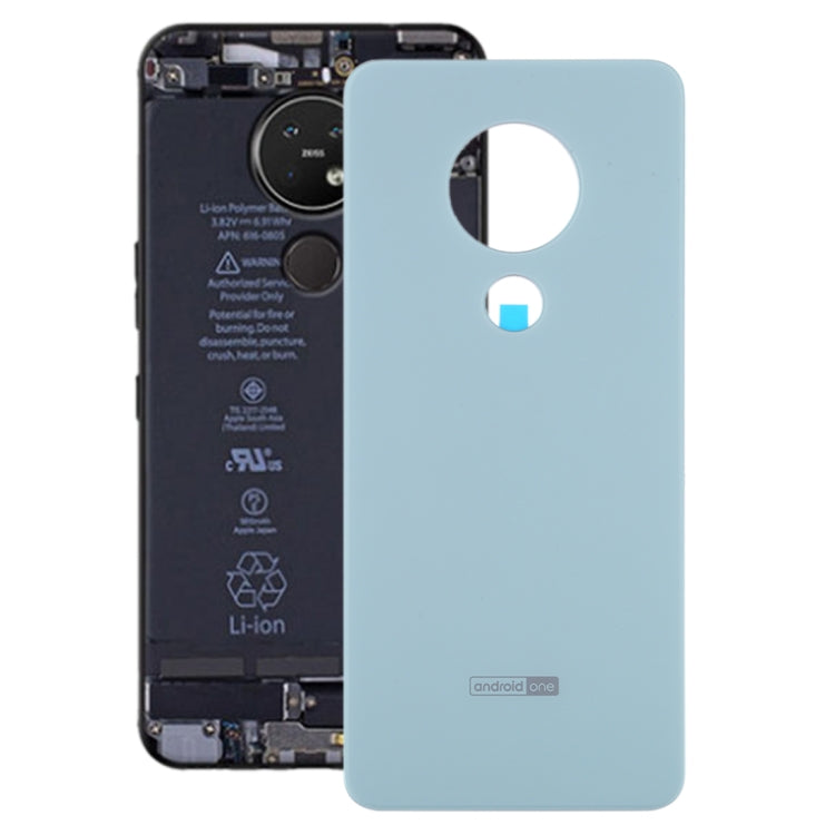 Battery Back Cover for Nokia 7.2 / 6.2 TA-1196 / TA-1198 / TA-1200 / TA-1187 / TA-1201(Silver) by buy2fix