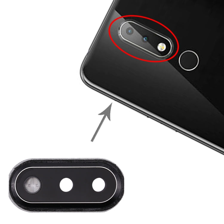 Camera Lens Cover for Nokia X6(Black) - Camera by buy2fix | Online Shopping UK | buy2fix