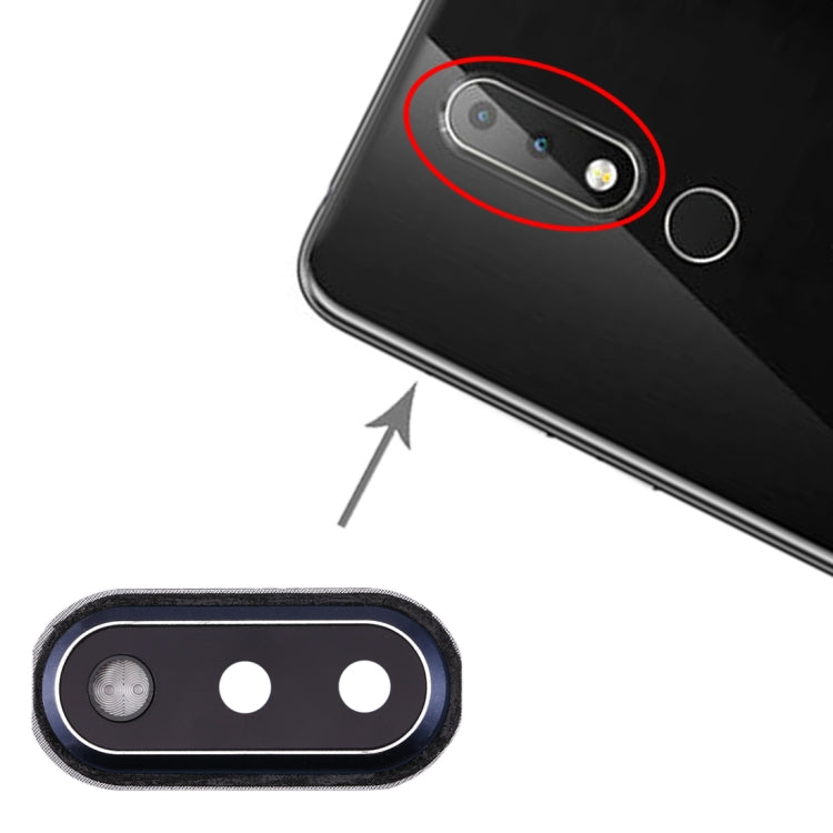 Camera Lens Cover for Nokia X6(Blue) - Camera by buy2fix | Online Shopping UK | buy2fix