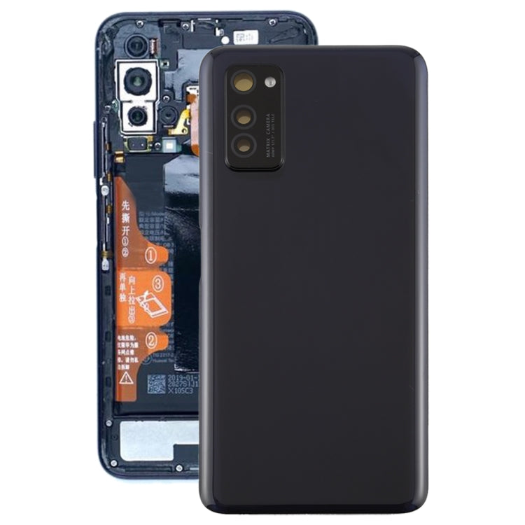 Original Battery Back Cover with Camera Lens for Huawei Honor V30(Black) - Back Cover by buy2fix | Online Shopping UK | buy2fix
