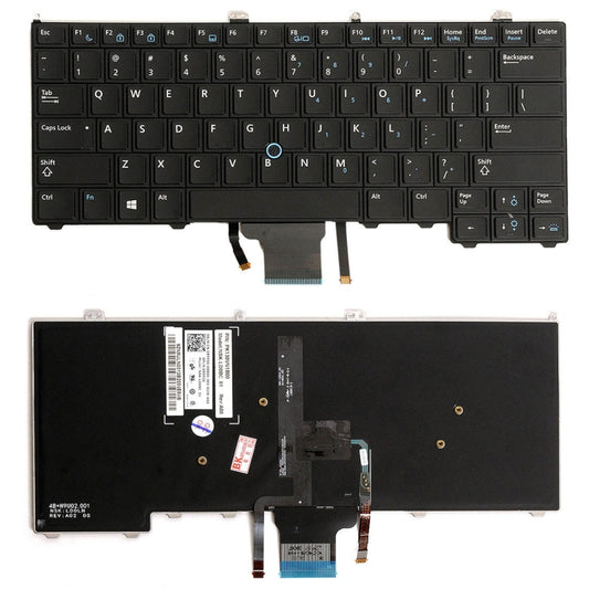 US Version Keyboard with Keyboard Backlight for DELL latitude 12 7000 E7240 E7440 E7420 - Replacement Keyboards by buy2fix | Online Shopping UK | buy2fix