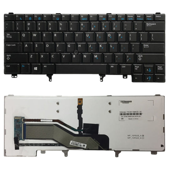 Clavier Version américaine avec rétroéclairage du clavier, pour Dell Latitude E6420 E6320 E6430 E5420 E5430 E6430s