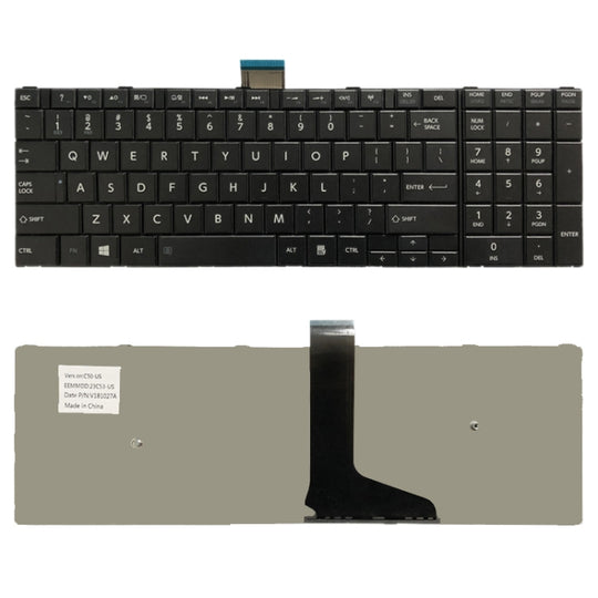 Clavier Version américaine pour Toshiba Satellite C50D C50-A C50-A506 C50D-A C55T-A C55-A C55D-A