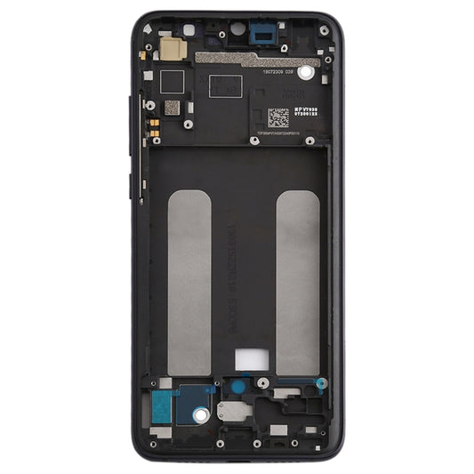 Front Housing LCD Frame Bezel Plate for Xiaomi Mi CC9 / 9 Lite(Black) - Frame Bezel Plate by buy2fix | Online Shopping UK | buy2fix