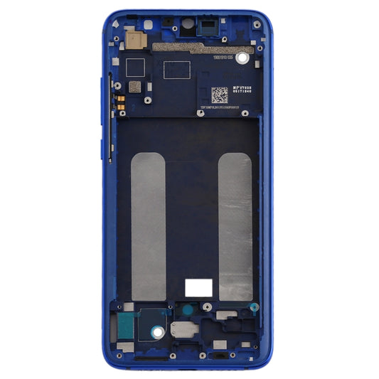 Front Housing LCD Frame Bezel Plate for Xiaomi Mi CC9 / 9 Lite(Blue) - Frame Bezel Plate by buy2fix | Online Shopping UK | buy2fix