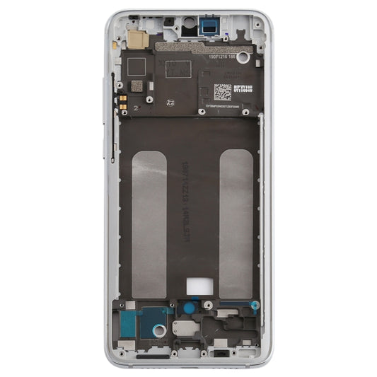 Front Housing LCD Frame Bezel Plate for Xiaomi Mi CC9 / 9 Lite(Silver) - Frame Bezel Plate by buy2fix | Online Shopping UK | buy2fix