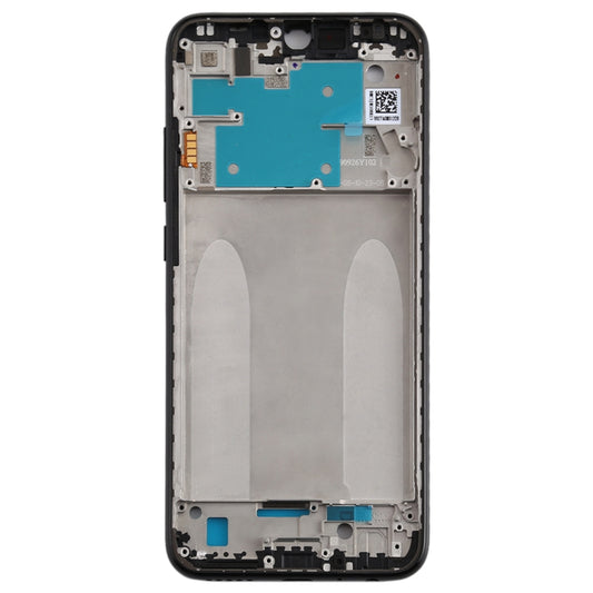 Front Housing LCD Frame Bezel Plate for Xiaomi Redmi Note 8(Black) - Frame Bezel Plate by buy2fix | Online Shopping UK | buy2fix