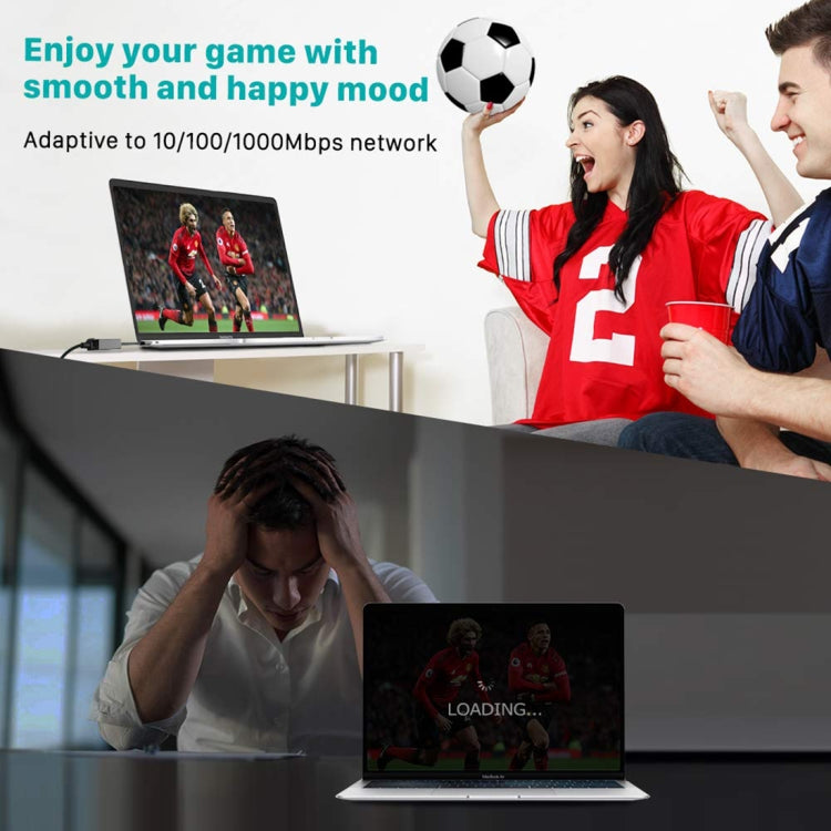 15cm USB-C / Type-C to RJ45 Gigabit Ethernet Network Adapter by buy2fix