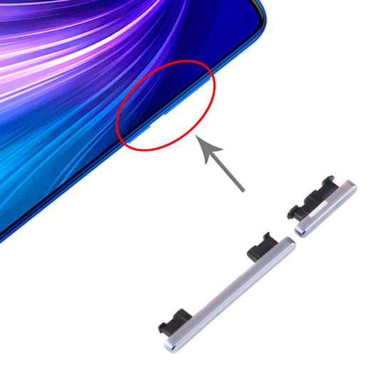 Side Keys for Xiaomi Redmi Note 8(Silver) - Home key & Side Key by buy2fix | Online Shopping UK | buy2fix