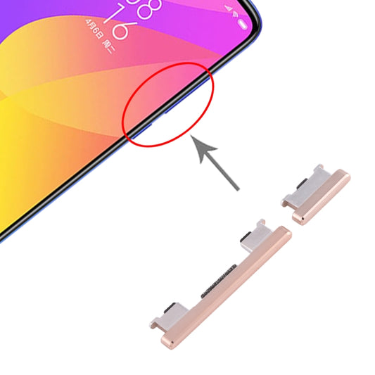 Side Keys for Xiaomi Mi CC9(Gold) - Home key & Side Key by buy2fix | Online Shopping UK | buy2fix