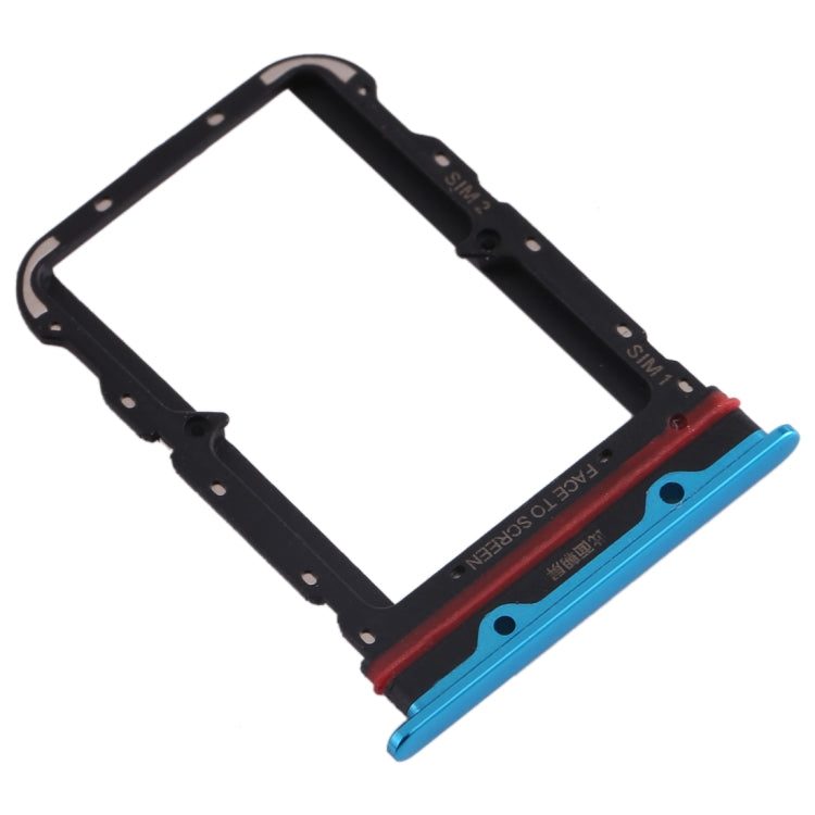 SIM Card Tray + SIM Card Tray for Xiaomi Mi CC9 Pro/Mi Note 10/Mi Note 10 Pro/Mi Note 10 Lite(Blue) - Card Tray by buy2fix | Online Shopping UK | buy2fix