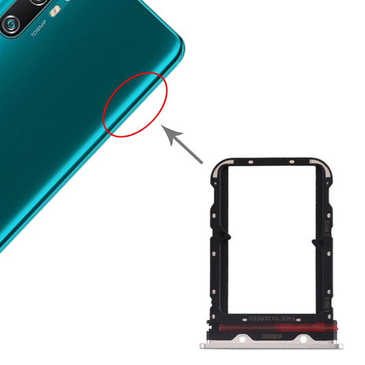 SIM Card Tray + SIM Card Tray for Xiaomi Mi CC9 Pro/Mi Note 10/Mi Note 10 Pro/Mi Note 10 Lite(White) - Card Tray by buy2fix | Online Shopping UK | buy2fix
